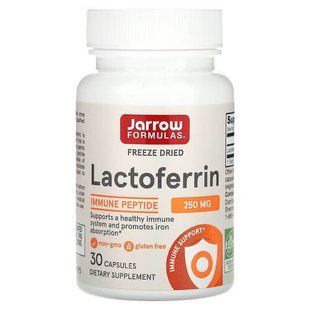 Jarrow Formulas Lactoferrin Freeze Dried 250 mg 30 капсул JRW-21078 фото