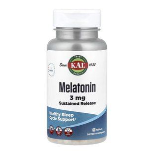 Melatonin 3mg - 60 tabs 2023-10-7024 фото