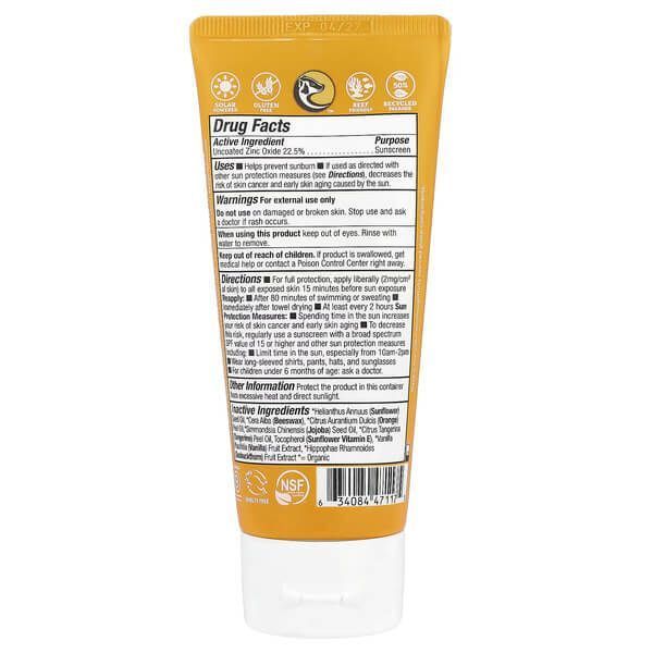 Badger Kids Mineral Sunscreen Cream SPF 40 87 мл WSB-47117 фото