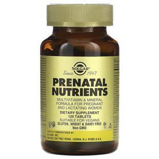 Solgar Prenatal Nutrients 120 таблеток SOL-02272 фото