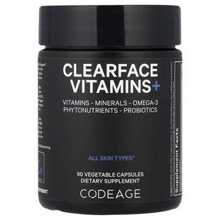 Codeage Clearface Vitamins+ 90 рослинних капсул AGE-00874 фото