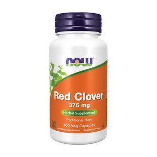 NOW Red Clover 375 mg (100 veg softgels) 19113-01 фото