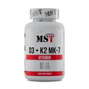 MST Vitamin D3 + K2 MK-7 (120 sgels) 22970-01 фото