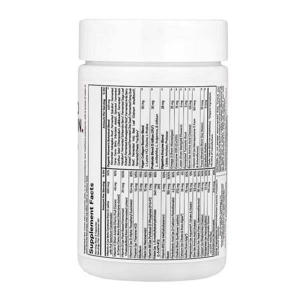 Women's Fermented Multivitamin - 120 vcaps 2023-10-7730 фото