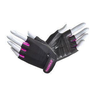 Mad Max Rainbow Workout Gloves Black/Neon Pink MFG-251 (S size) 22378-02 фото