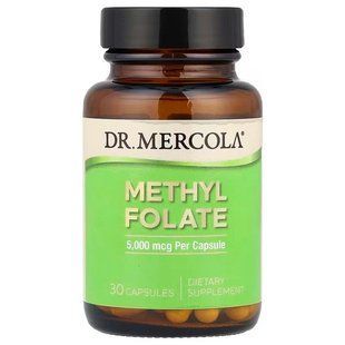 Dr. Mercola Methyl Folate 5,000 mcg 30 капсул MCL-03086 фото