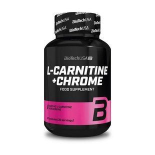 Л-карнітин + хром для ефективного схуднення, L-Carnitine + Chrome (60 caps) 08561-01 фото