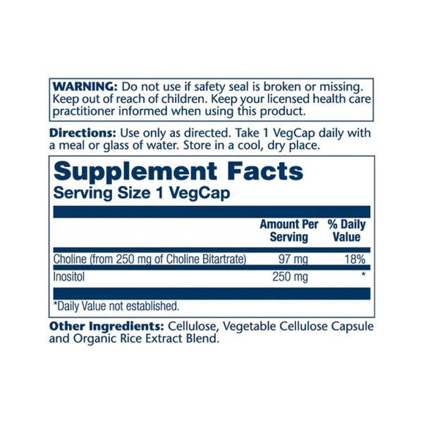 Choline & Inositol - 100 vcaps 2023-10-2386 фото