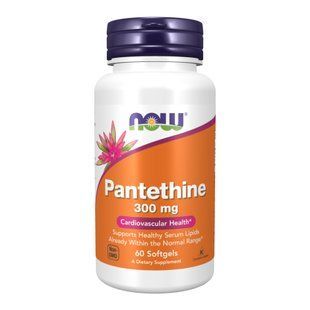 Pantethine 300 mg - 60 softgels (До 11.26) 2024-11-0513 фото
