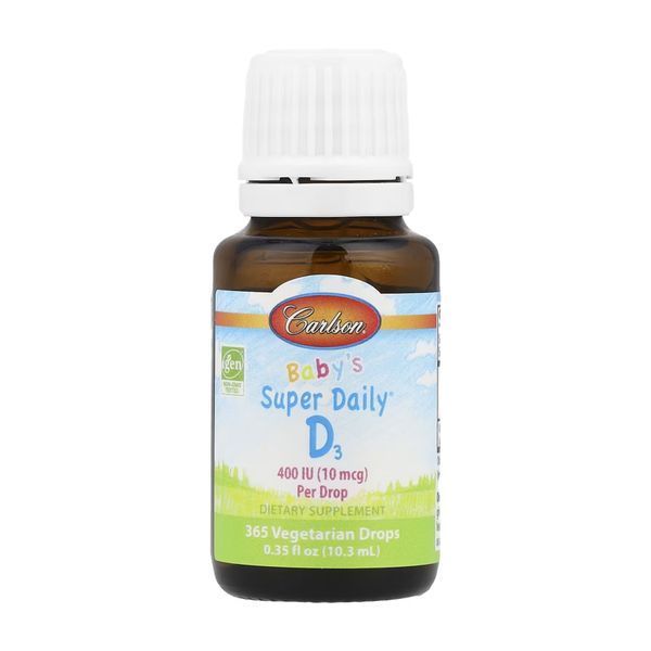 Super Daily D3 for Baby 400IU - 365 Veg drops 10.3 ml 2023-10-4554 фото