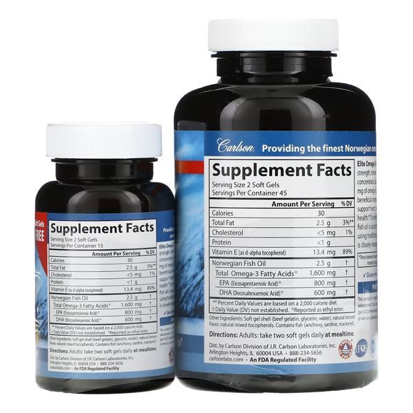 Elite Omega-3 Gems - 90+30 softgels 2022-10-2506 фото
