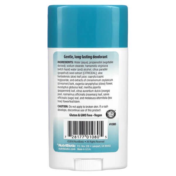 NutriBiotic Deodorant Tea Tree 75 г NBC-01080 фото