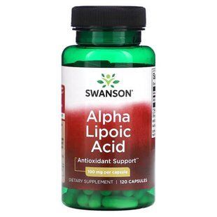 Swanson Alpha Lipoic Acid 100 mg 120 капсул SW982 фото