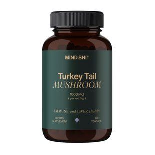 Turkey Tail Mushroom 1000 mg - 60 vegcaps 2023-10-5110 фото