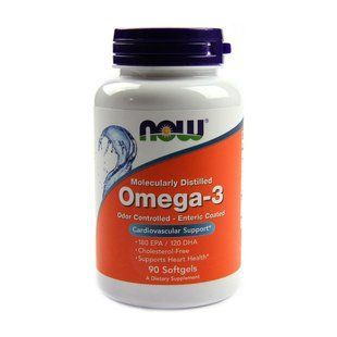 NOW Omega-3 Odor Controlled - Enteric Coated (90 softgels) 11800-01 фото