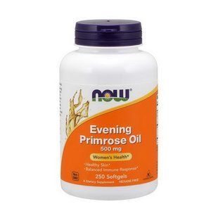 NOW Evening Primrose Oil 500 mg (250 softgels) 19153-01 фото