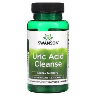 Swanson Uric Acid Cleanse 60 капсул SWU849 фото