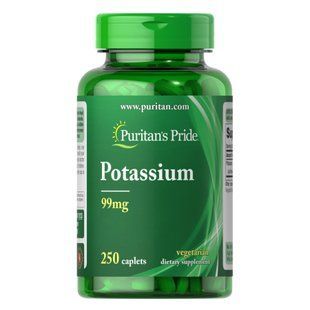 Potassium 99mg - 250 caps 2022-09-0207 фото
