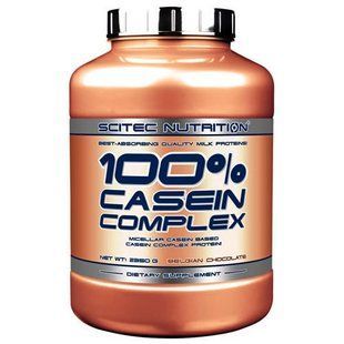 Scitec 100% Casein Complex 2350 грам, Бельгийский шоколад 27 фото