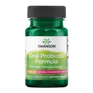 Oral Probiotic Formula 3 billion Cfu - 30 tabs Natural Strawberry 2023-10-5861 фото