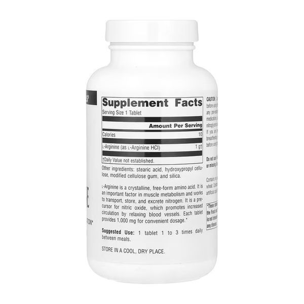 L-Arginine 1000 mg - 100 tabs 2023-10-6148 фото