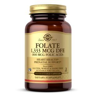 Folic Acid 800 mcg - 250 vcaps 100-64-3025747-20 фото