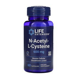 N-Acetyl-L-Cysteine (NAC) 600mg - 60 caps (До 10.26) 2024-11-0066 фото