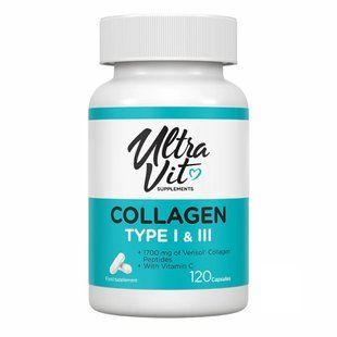 Collagen Type I & III - 120 caps 2022-10-0502 фото