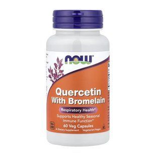 Quercetin with Bromelain - 60 vcaps 2023-10-7736 фото