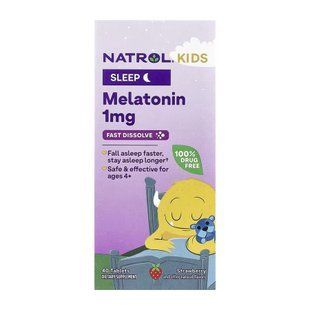 Kids Melatonin 1mg - 40 tabs 2023-10-6213 фото