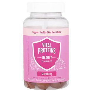 Vital Proteins Beauty Gummies Strawberry 60 жувальних таблеток VTP-56856 фото