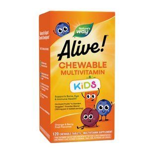 Nature's Way Alive! Kid's Chewable Multivitamin (120 tab) 20500-01 фото
