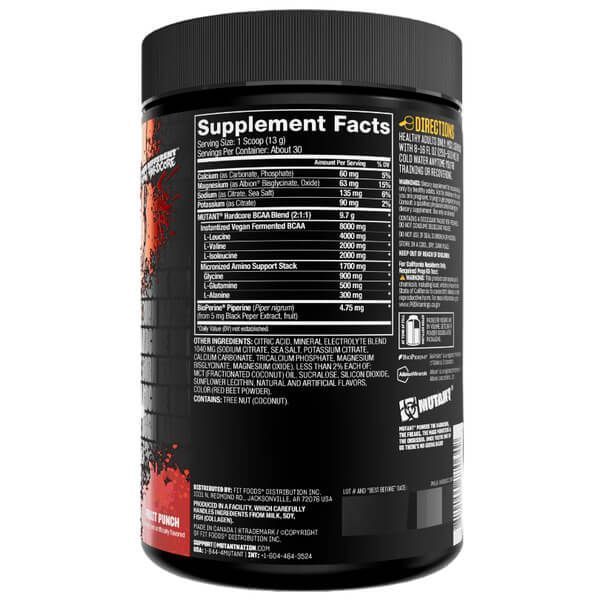 Mutant HardCore BCAA 390 грам, Синя малина 100462 фото