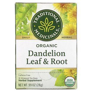 Traditional Medicinals Organic Dandelion Leaf & Root Tea 16 пакетиків TRA-00235 фото