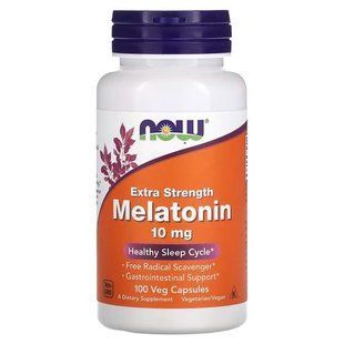 NOW Melatonin 10 mg 100 капсул NOW-003557 фото