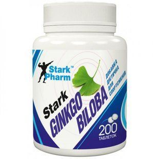 Stark Ginkgo Biloba Extract 40mg - 200 tabs 100-15-2946359-20 фото