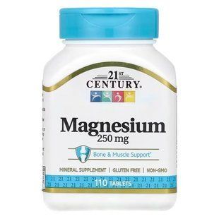 21st Century Magnesium 250 mg 110 таблеток CEN-22713 фото