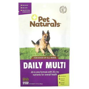 Pet Naturals Daily Multi For Dogs 30 жувальних таблеток PEN-00354 фото