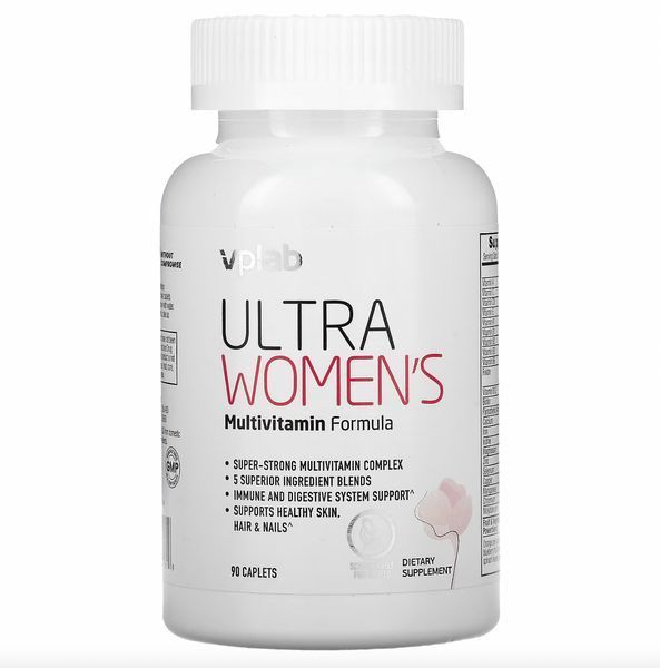 Вітамінно мінеральний комплекс для жінок, VPLab Ultra women's Multivitamin Formula 90 капсул 6236 фото