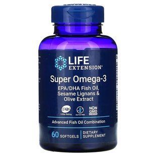 Life Extension Super Omega-3 60 капсул LEX-19836 фото