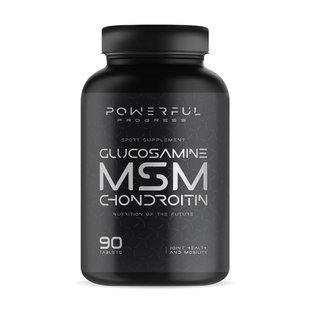 Powerful Progress Glucosamine-Chondroitin + MSM (90 tab) 20825-01 фото