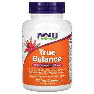 NOW True Balance Multi Vitamin & Mineral 120 вегетаріанських капсул NOW-03380 фото