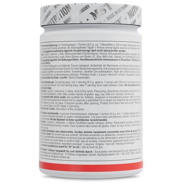 MST BCAA Zero 500 грам, Вишня MS-16720 фото