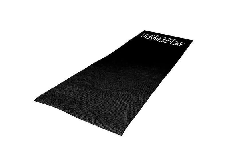 Килимок для йоги та фітнесу PowerPlay 4010 PVC Yoga Mat Чорний PP-4010 фото