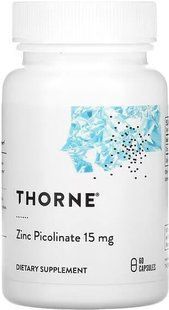 Thorne Zinc Picolinate 15 mg 60 капсул THR-21002 фото