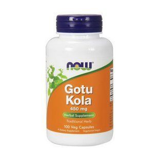 NOW Gotu Kola 450 mg (100 veg caps) 19236-01 фото