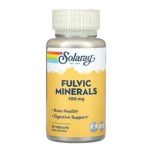 Fulvic Minerals 100mg - 30 vcaps 2023-10-7162 фото