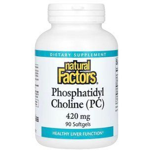 Natural Factors Phosphatidyl Choline (PC) 420 mg 90 капсул NFS-02605 фото