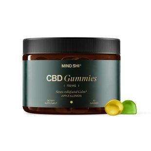 CBD Gummies Full Spectrum 750 mg Apple & Lemon - 30 gummies (До 04.26) 2023-10-7585 фото