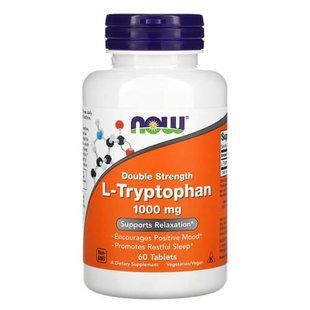 NOW L-Tryptophan 1000 mg 60 табл NOW-00169 фото